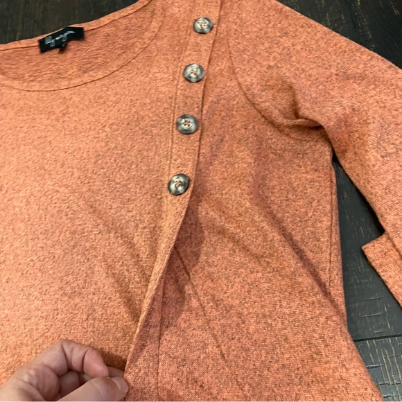 Lily Morgan | Orange long sleeve top - Picture 5 of 9